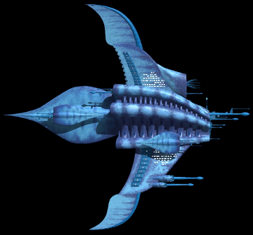 Minbari War Cruiser Side View